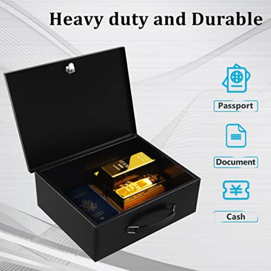 Portable Metal Safe Box with K – Fire Safe Document Bewertung und Preis