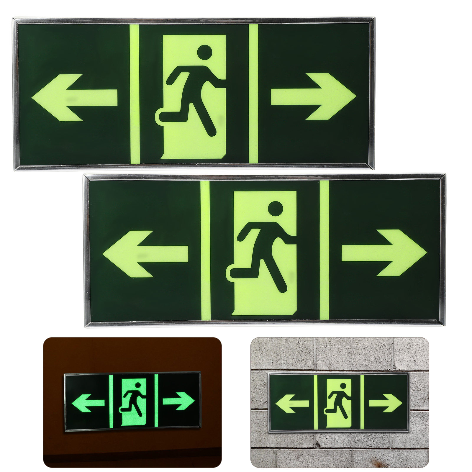 2Pcs Luminous Emergency Exit S – Emergency Exit Sign Bewertung und Preis