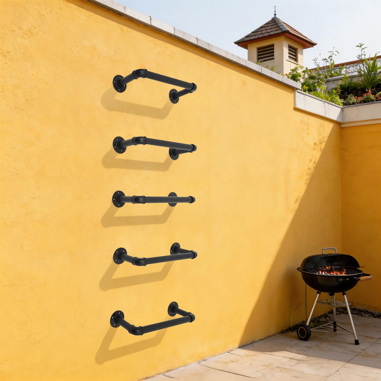 5 Pcs Wall Mounted Emergency E – Fire Escape Ladder Bewertung und Preis