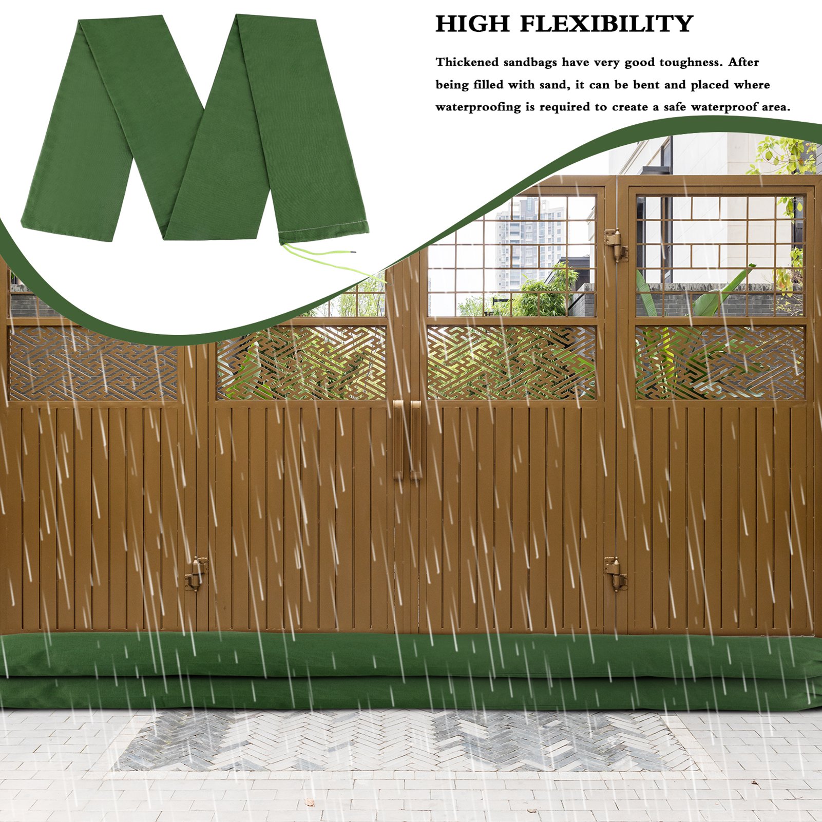 Sandbag Long Sandbag Green Can – Flood Barrier Bag Bewertung und Preis