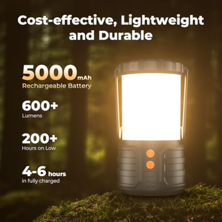 Camping Lantern, 5000mAh Recha – Power Outage Light Bewertung und Preis