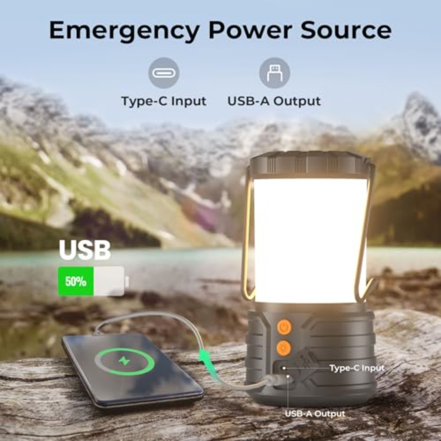 Camping Lantern, 5000mAh Recha – Power Outage Light Bewertung und Preis