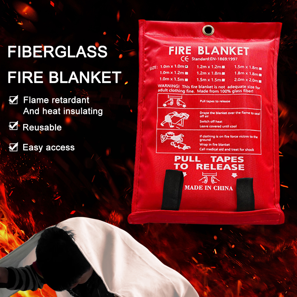 Fire Blanket Fiberglass Fire B – Fire Blanket Kitchen Bewertung und Preis