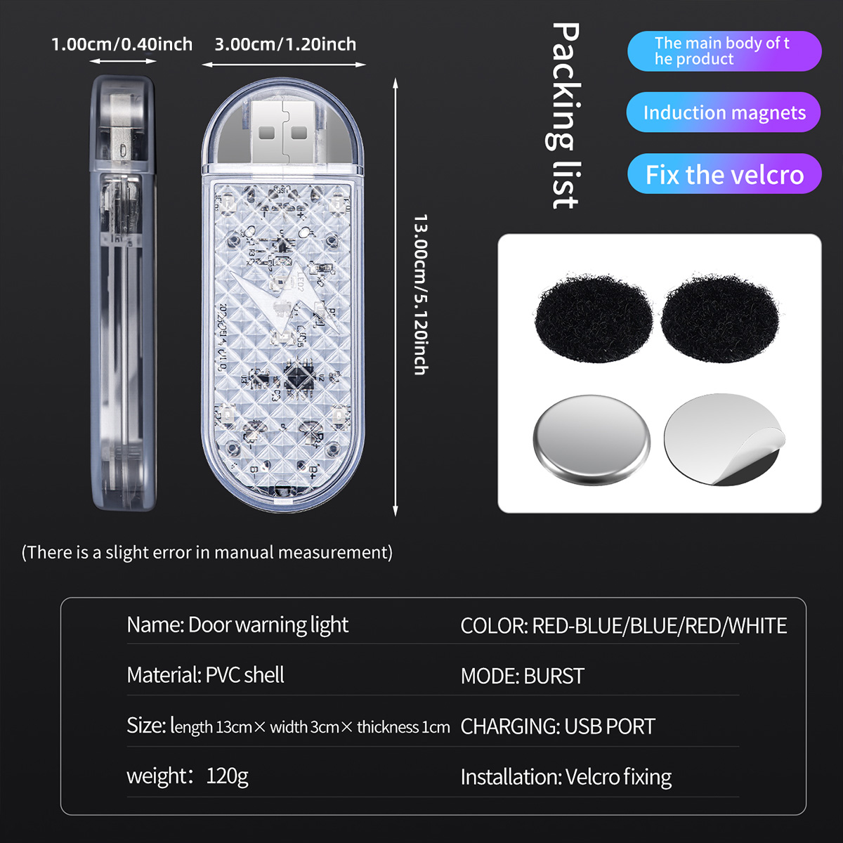 1/2pcs Car Door LED Strobe War – Emergency Exit Sign Bewertung und Preis