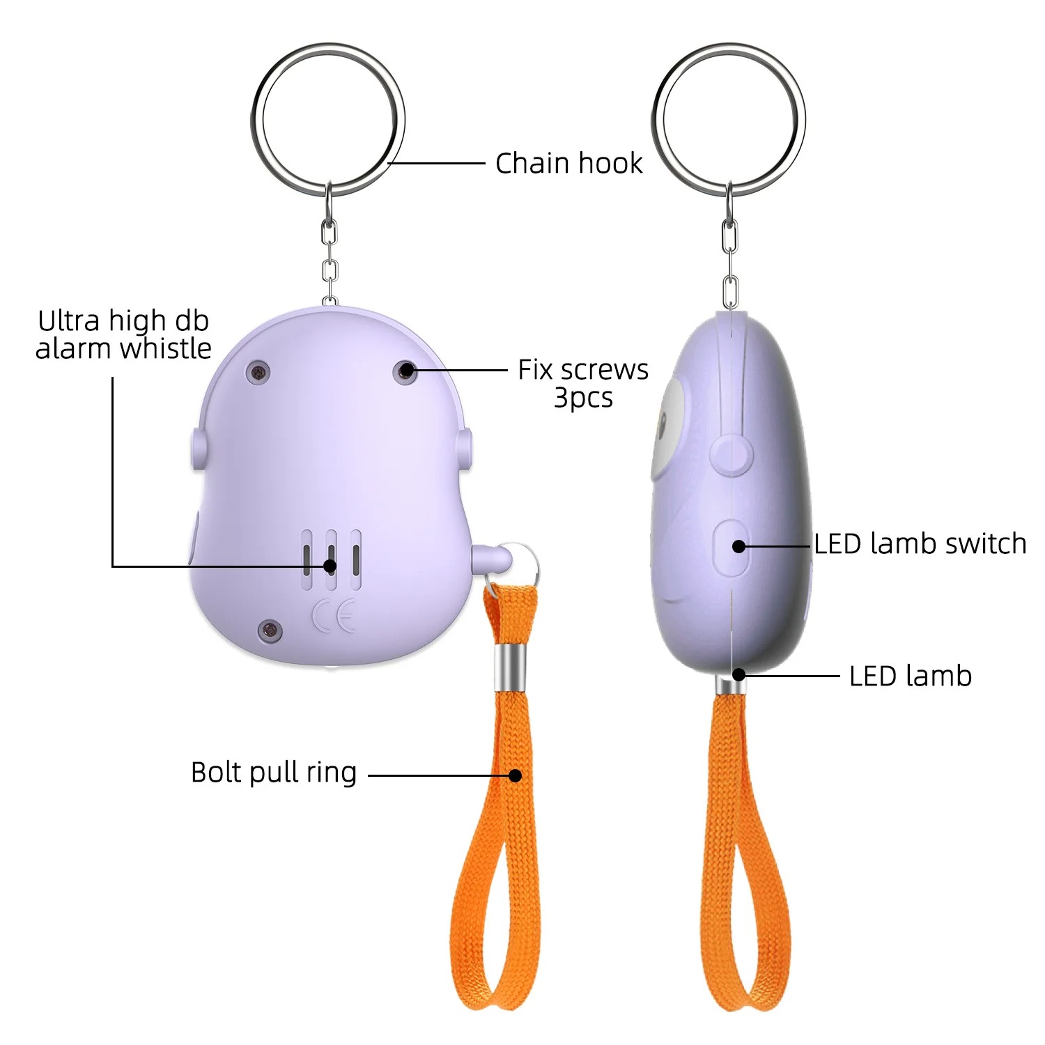 Personal Self Defense 5Pcs Ala – Personal Alarm Keychain Bewertung und Preis