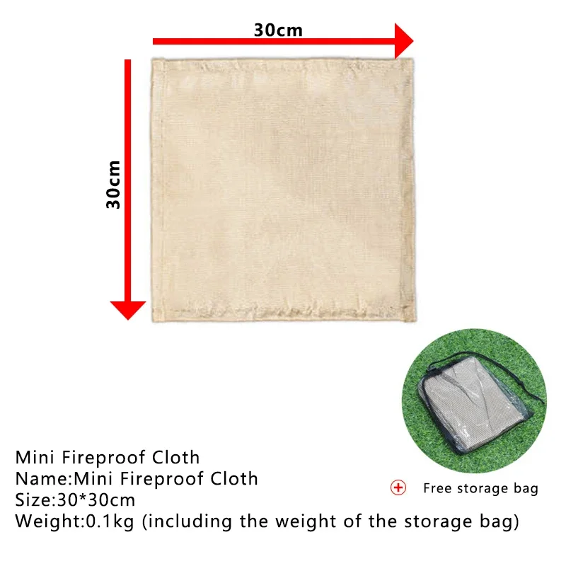 1pc Outdoor Camping Fireproof  – Fire Blanket Kitchen Bewertung und Preis