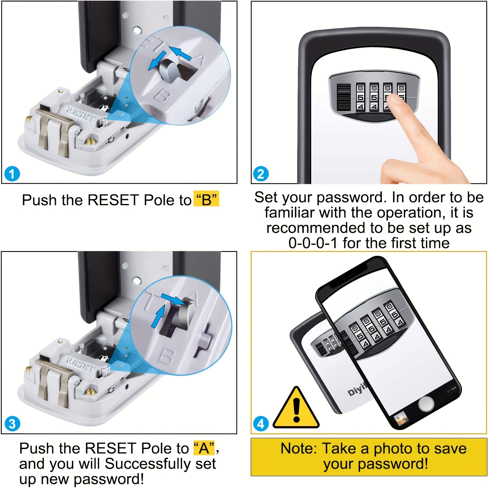 1pc Ultra-Secure Safety Key Bo – Lockbox Key Secure Bewertung und Preis