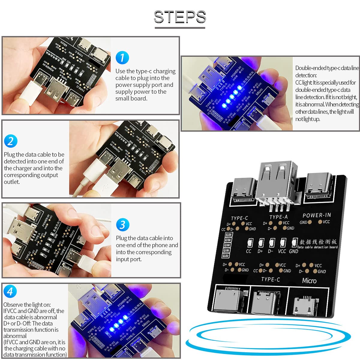 DT3 Data Cable Detection Board – Co Detector Plug Bewertung und Preis