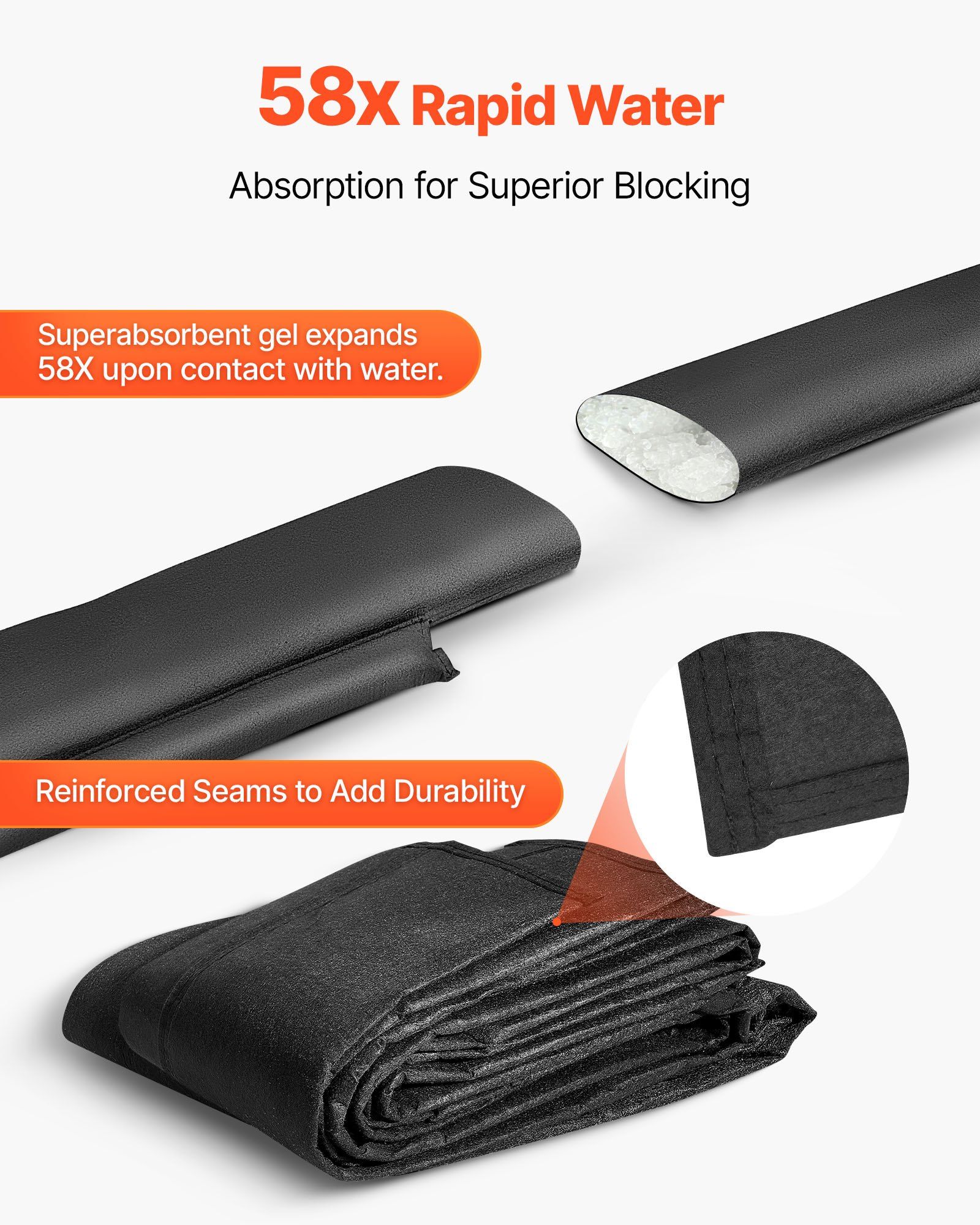 Flood Barrier, 8 Pack, 1.6 x 1 – Flood Barrier Bag Bewertung und Preis