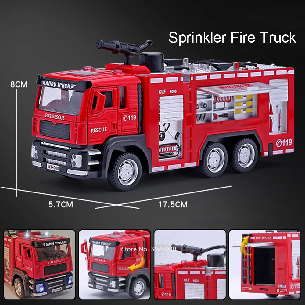 1/32 Fire Engine Car Toy Model – Fire Escape Ladder Bewertung und Preis