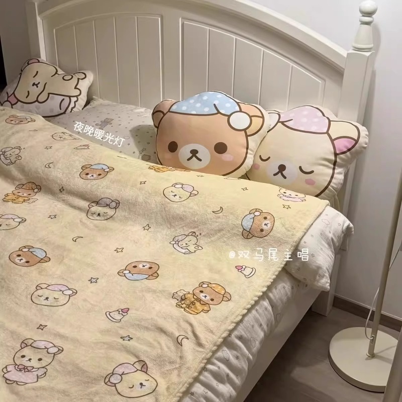 Cartoon Rilakkuma Flannel Thro – Fire Blanket Kitchen Bewertung und Preis