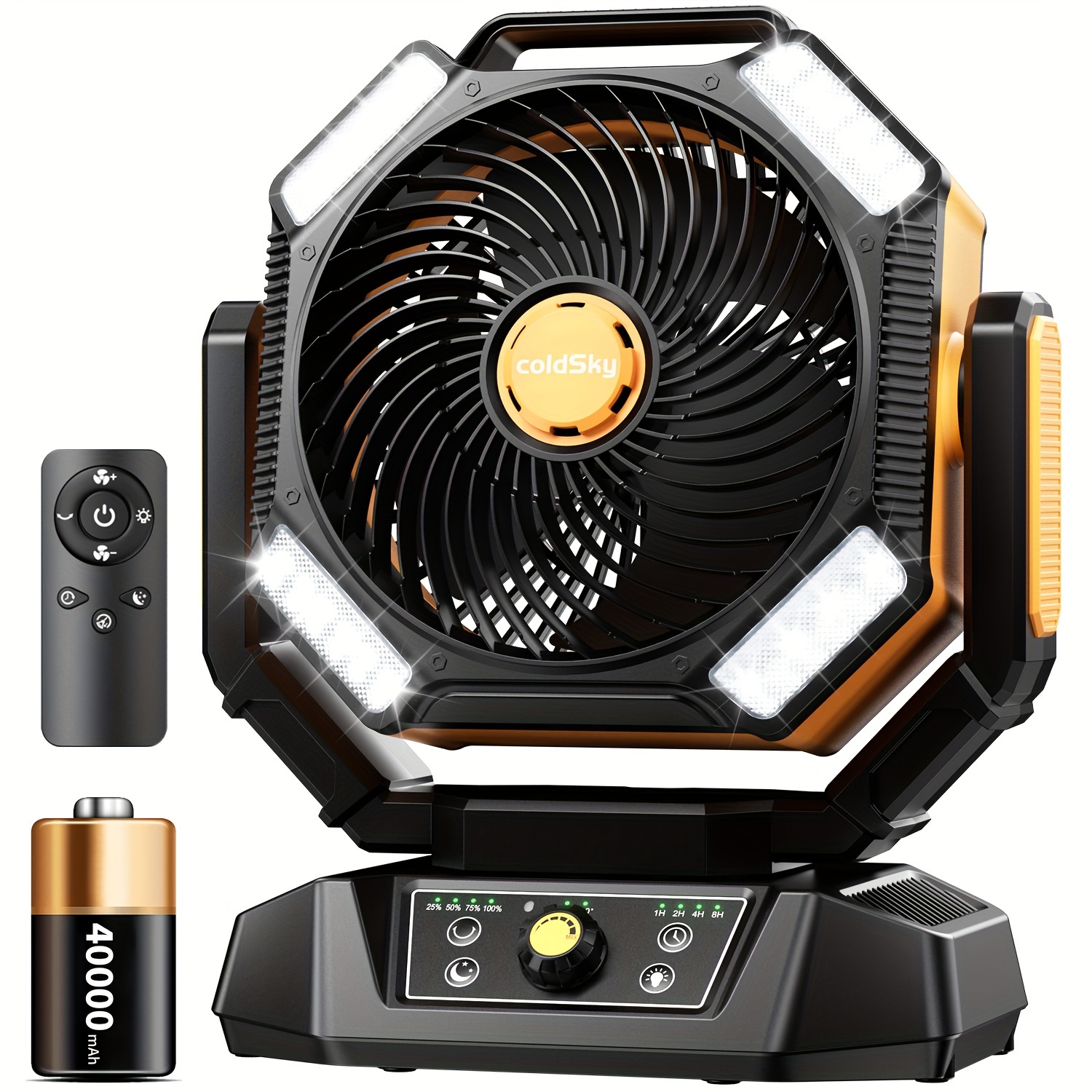 coldSky  Camping Fan, Battery  – Power Outage Light Bewertung und Preis