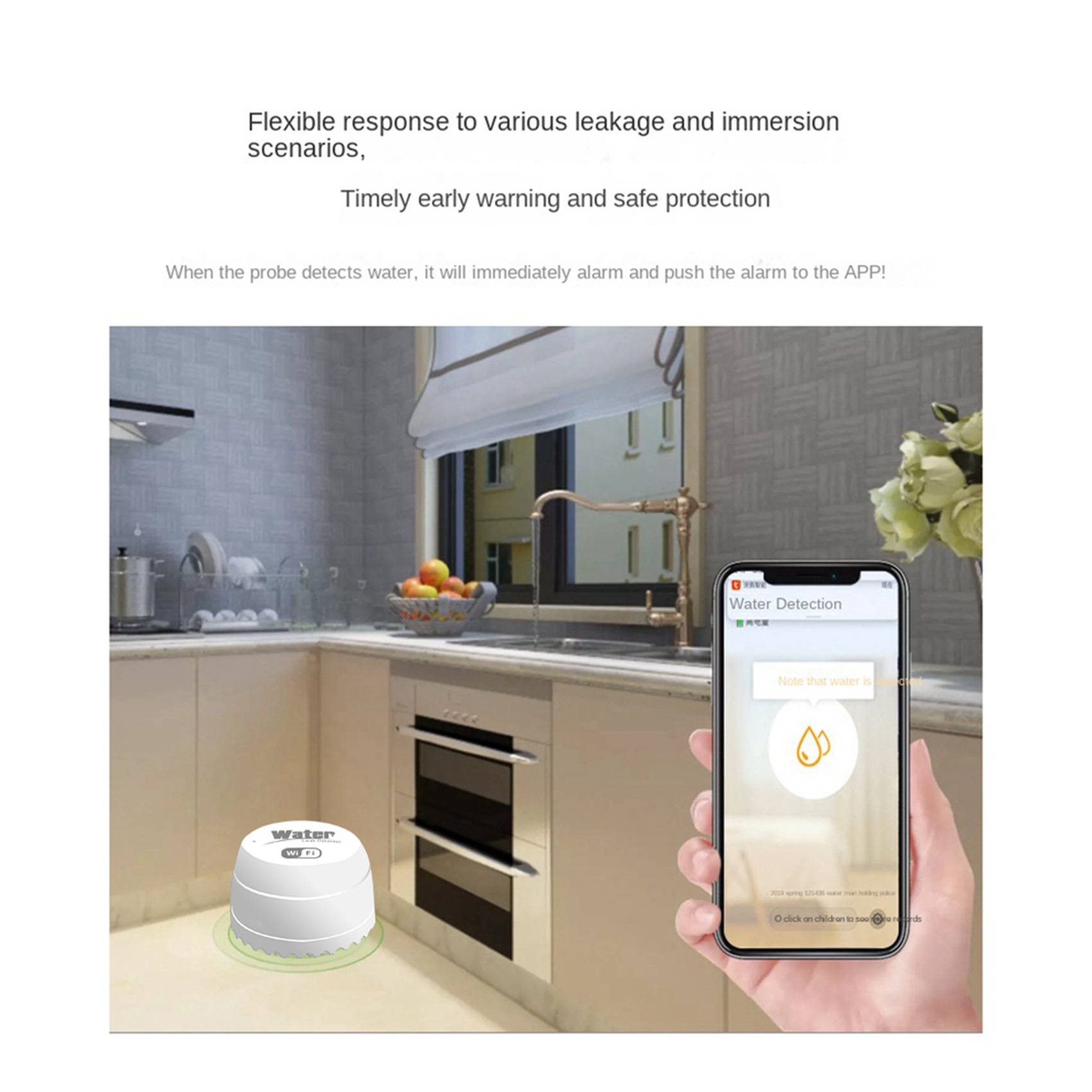 ABKW-3X Wifi Crow Smart Water  – Water Alarm Sensor Bewertung und Preis