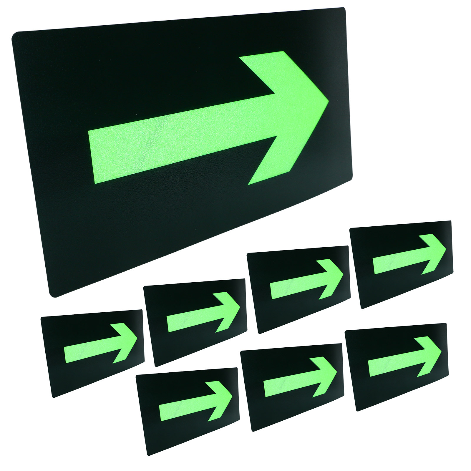 8Pcs Fire Evacuation Arrow Sti – Emergency Exit Sign Bewertung und Preis
