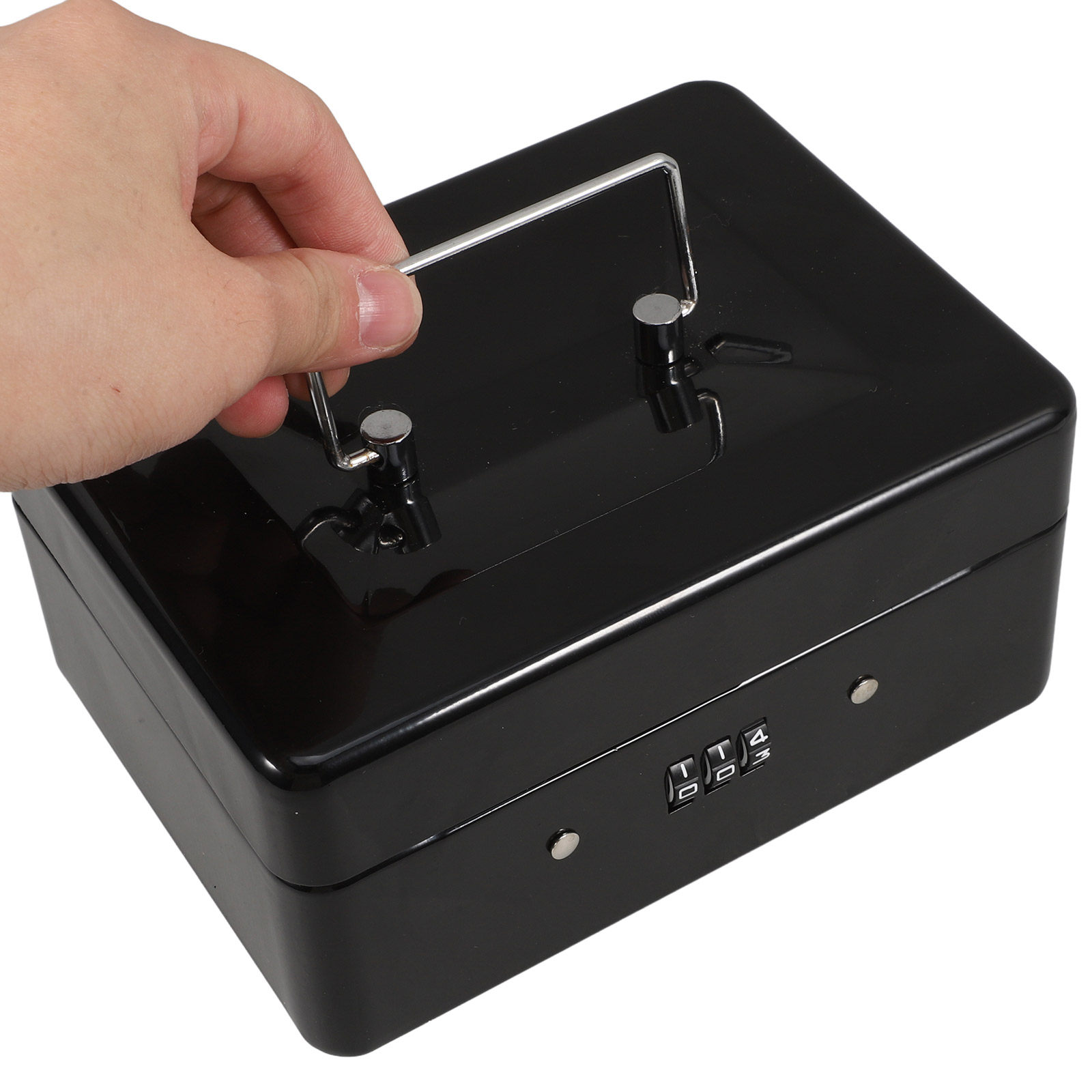 Small Lockable Steel Cash Box  – Lockbox Key Secure Bewertung und Preis