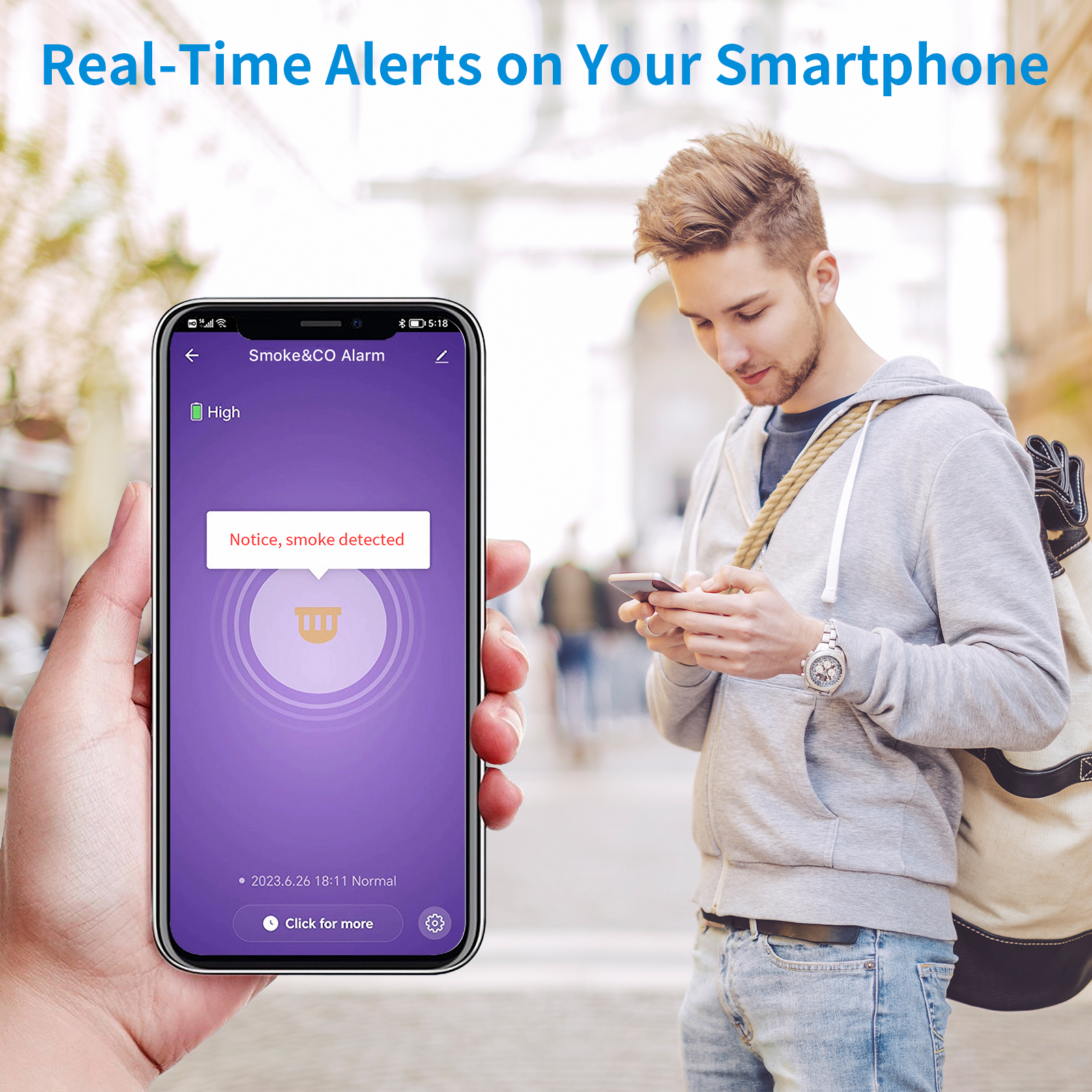 Wireless Interlinked Tuya Smok – Smoke Detector Interconnected Bewertung und Preis