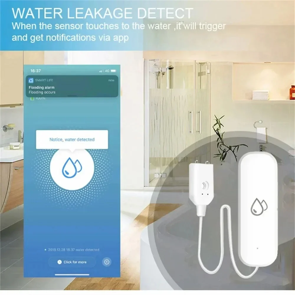 Tuya WiFi Water Sensor Leakage – Water Alarm Sensor Bewertung und Preis