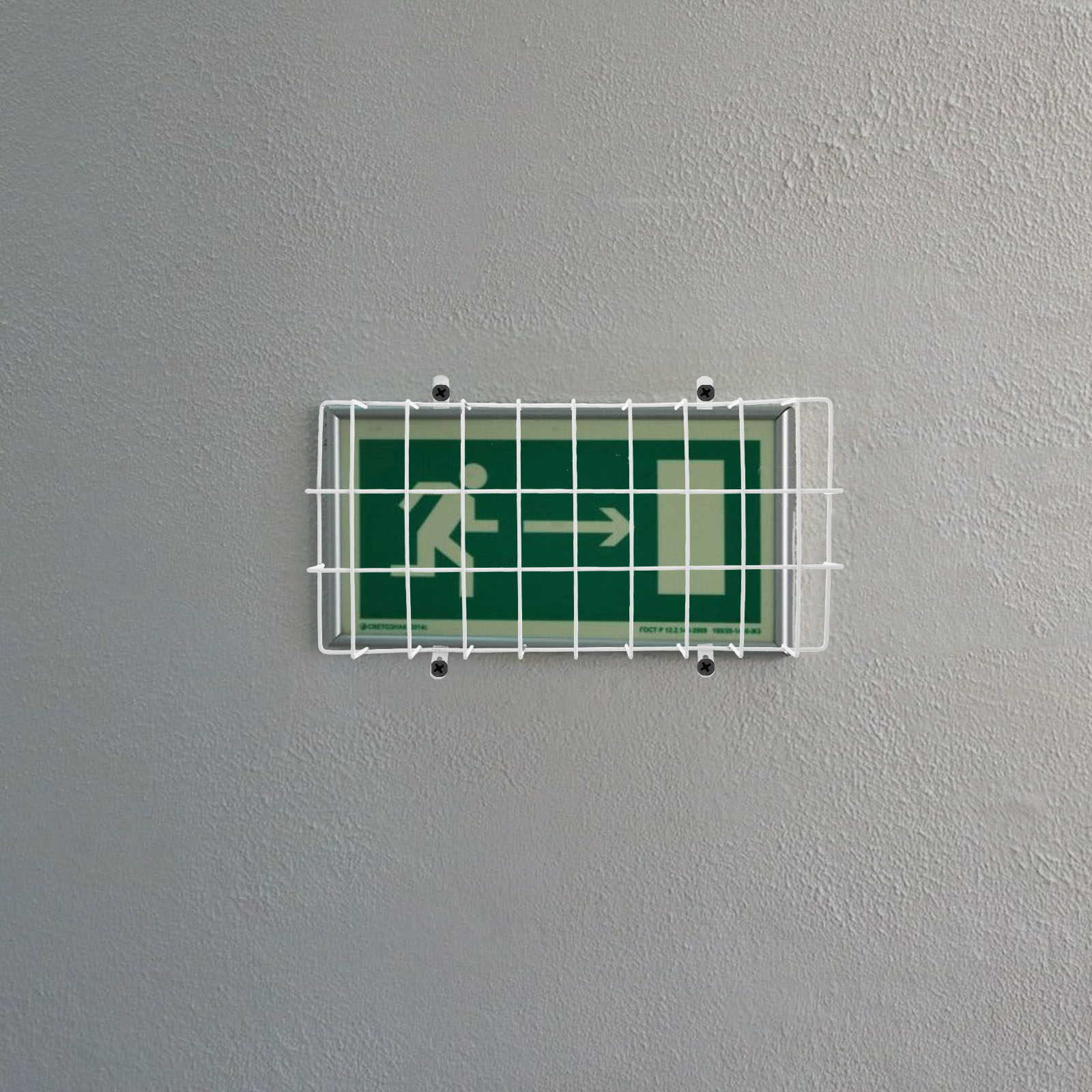 Exit Sign Wire Guard Stainless – Emergency Exit Sign Bewertung und Preis