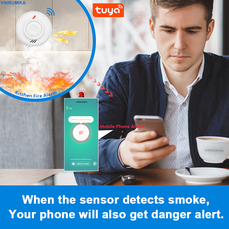 WiFi Tuya Smart Smoke Detector – Smoke Detector Interconnected Bewertung und Preis