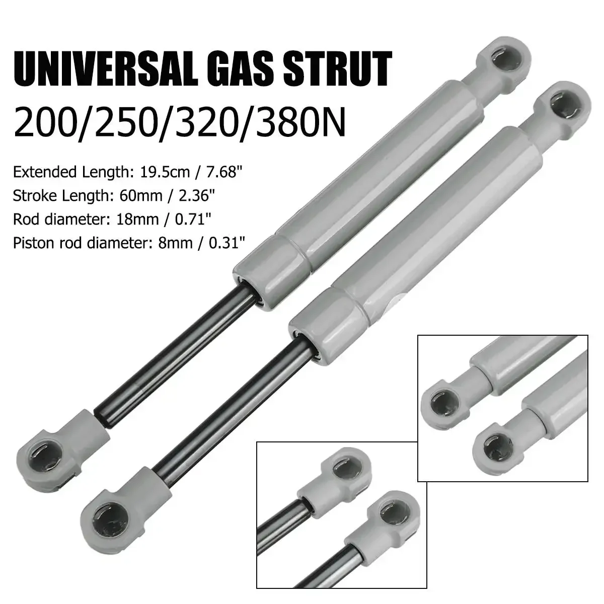 200-380N 195mm 8mm for RV Bed  – Window Lock Bar Bewertung und Preis