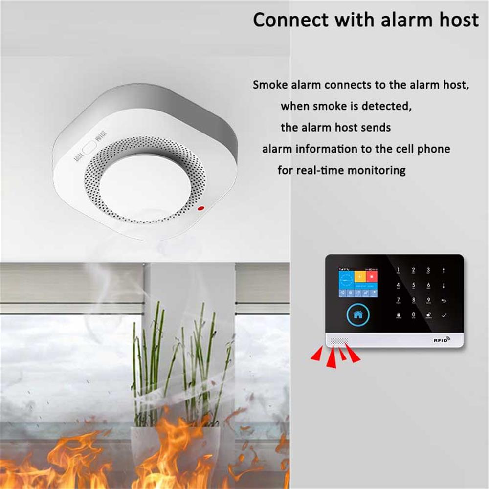433MHz Wireless Smoke Detector – Smoke Detector Interconnected Bewertung und Preis