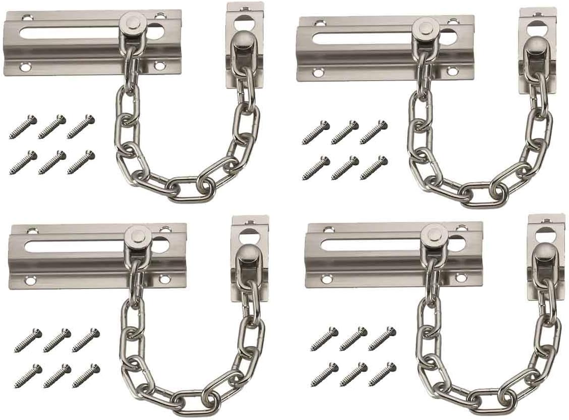 4PCS Door Chain Guard Security – Security Chain Door Bewertung und Preis