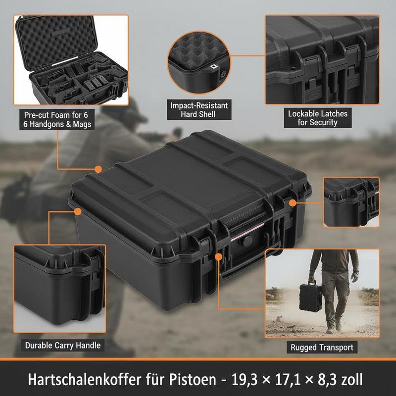 Gun Storage Box 15 x 12 x 10 I – Lockbox Key Secure Bewertung und Preis