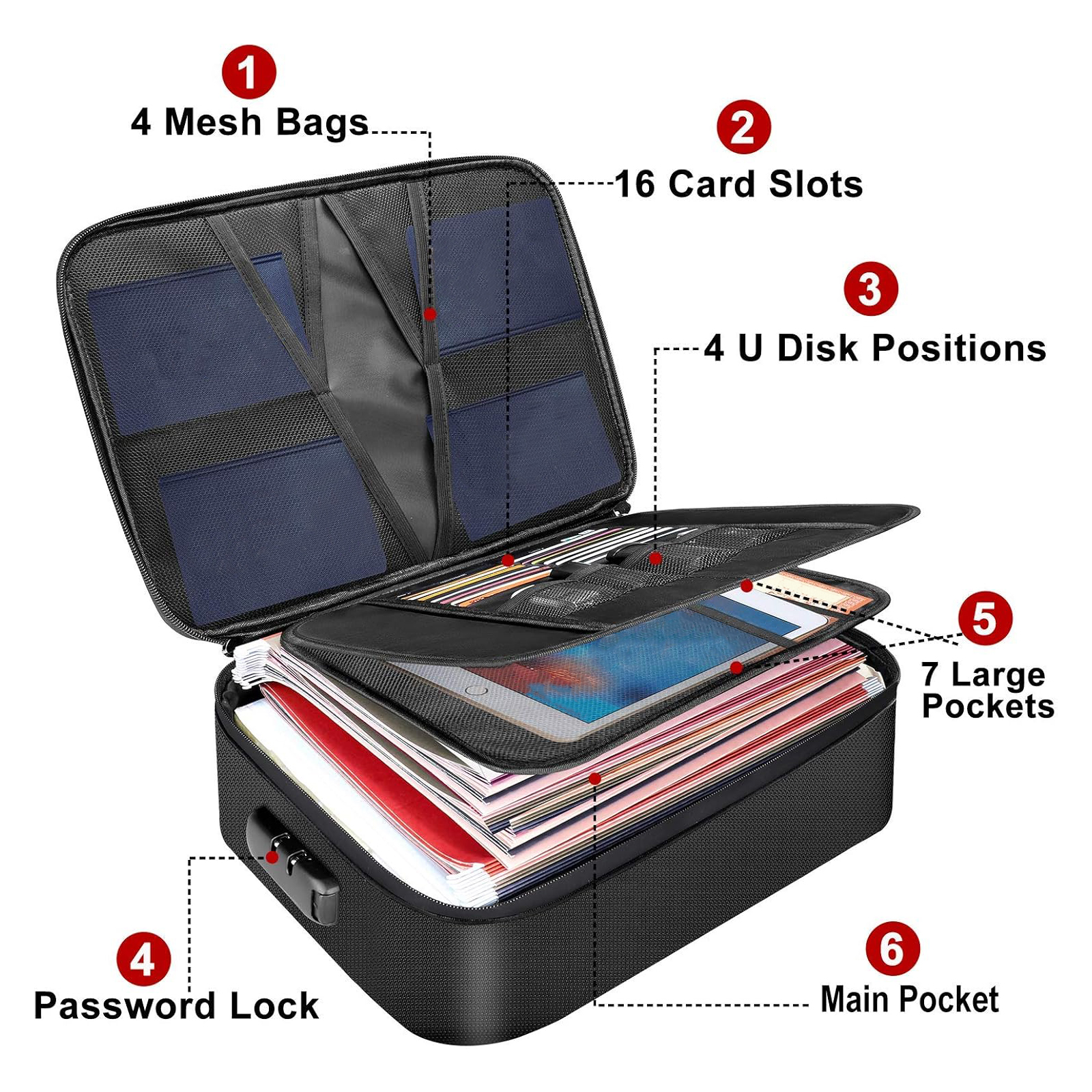 Fireproof Document Bag with Lo – Fire Safe Document Bewertung und Preis